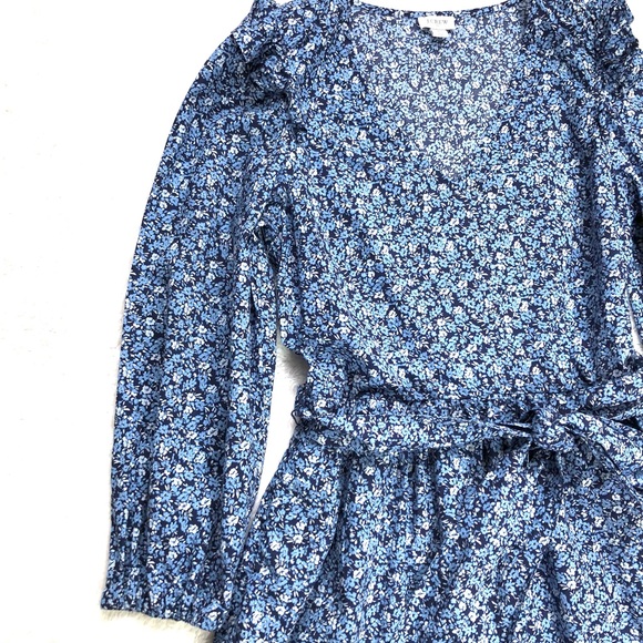 J. Crew Lightweight Cotton Puff-Sleeve Mini Dress - Picture 5 of 16
